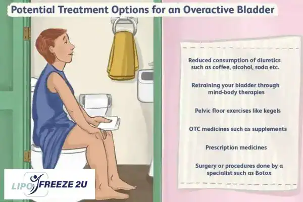 image of woman on toilet because of an overactive bladder Amersham