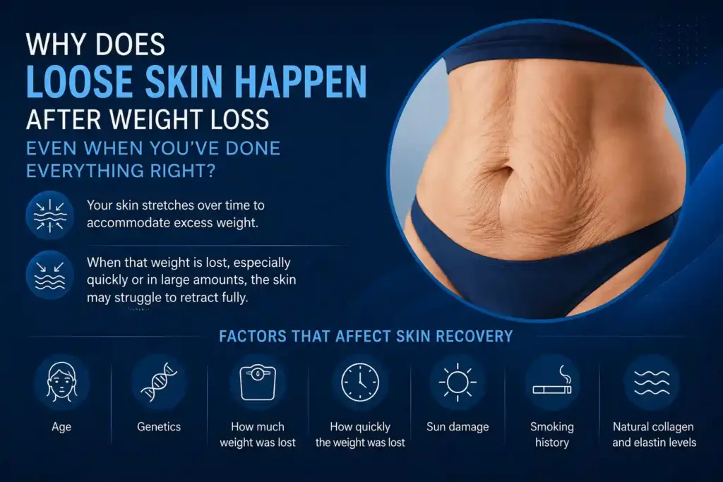 Why Does Loose Skin Happen After Weight Loss Even When You’ve Done Everything Right Amersham?