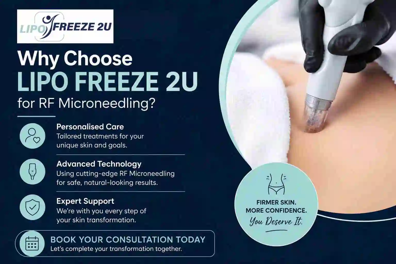 Why Choose LIPO FREEZE 2U for RF Microneedling Amersham?