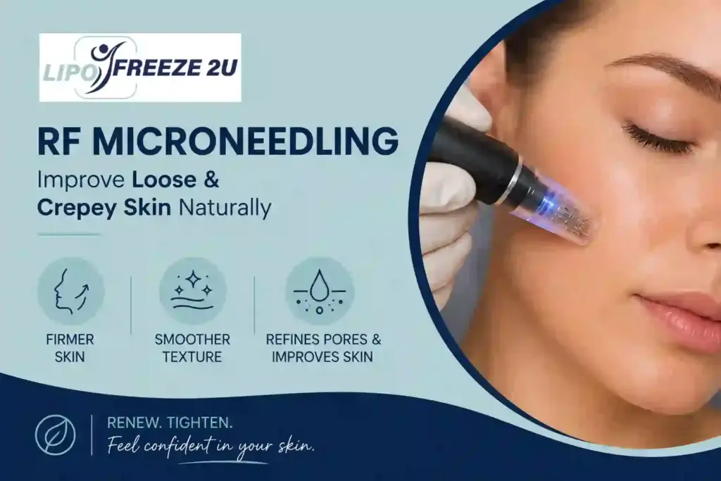 Can RF Microneedling Help Improve Loose and Crepey Skin Amersham?